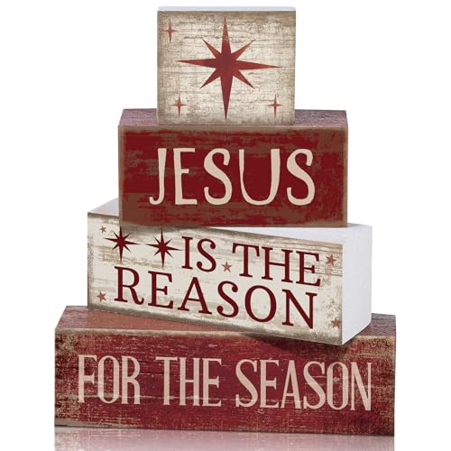 4 Pcs Christmas Table Decor (Jesus)