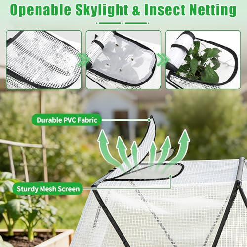 2 Pack Foldable Plant Covers Freeze Protection (Foldable-2Pack)