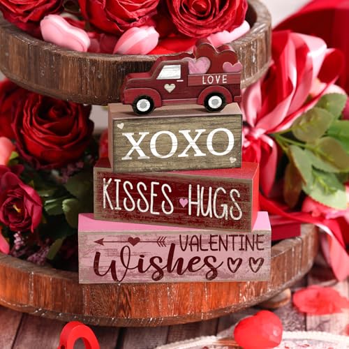 4 Pcs Valentine Signs (Valentine Truck)