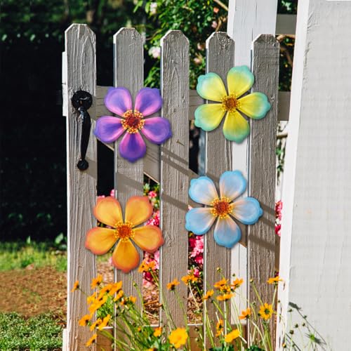 Metal Flowers Wall Decor (Flowers-J)