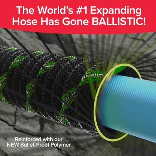 Ballistic Double UV 50 FT Expandable Garden Hose (50 FT)