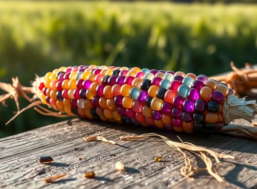 100 Glass Gem Indian Corn Seeds for Planting