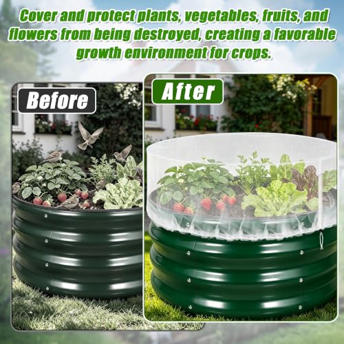 Garden Netting for Raised Beds (24x24x12 in)