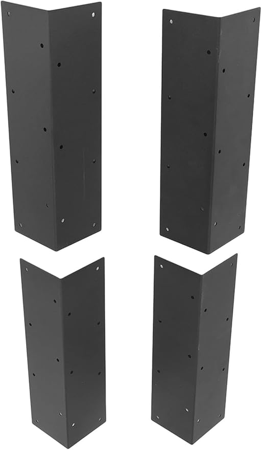 4Pcs Garden Bed Corner Brackets 20 Inch Metal Furniture Raised Garden Bed Corner Brackets Steel Corner Bracket for Raised Bed for Room Furniture Outdoor Garden Raised Beds