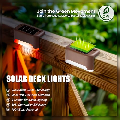 Color Changing Solar Deck Lights (16 / Color Changing)
