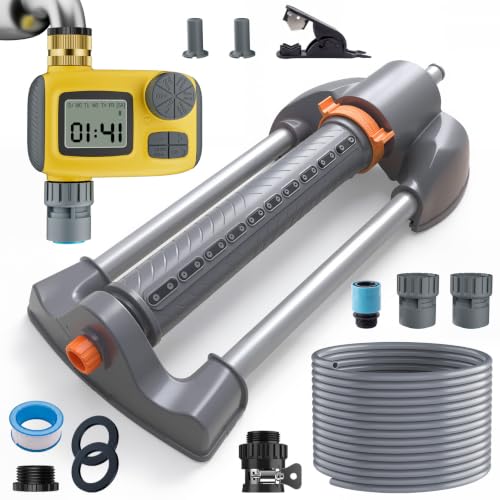 Automatic Sprinkler System with Smart Timer for Yard