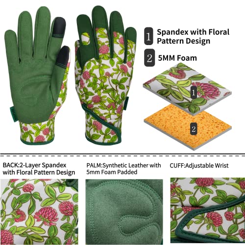Breathable Garden Glove (1 Pair Per Pack-green / Large)