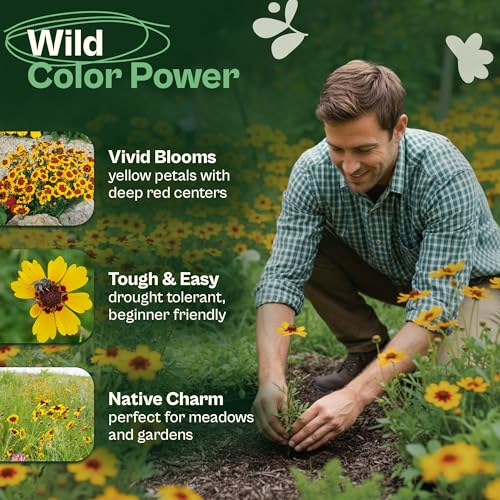 2500 Plains Coreopsis Seeds