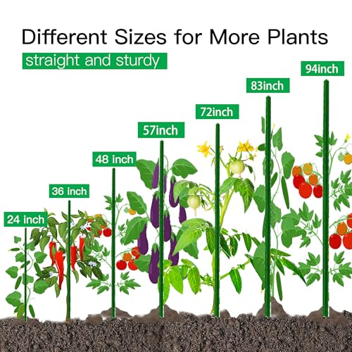 Garden Stakes 57 Inch (57inch, pack of 20)