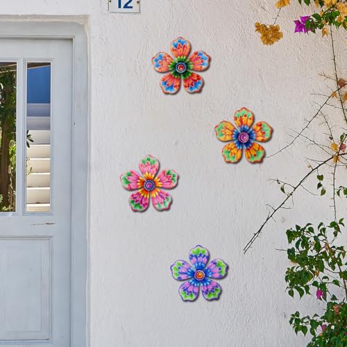 Metal Flowers Wall Decor (Flowers-K)