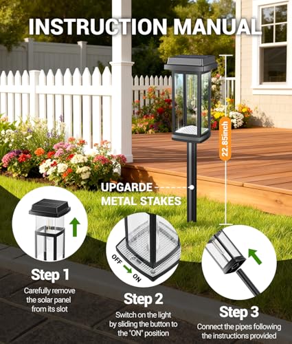 Solar Pathway Lights Outdoor
