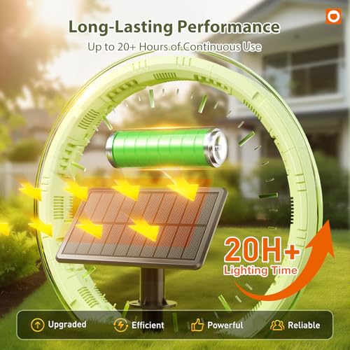 33FT(27+6) Solar String Lights Outdoor, Waterproof Dimmable 9+1 LED (27+6FT(9 Sockets)(1 Pack))