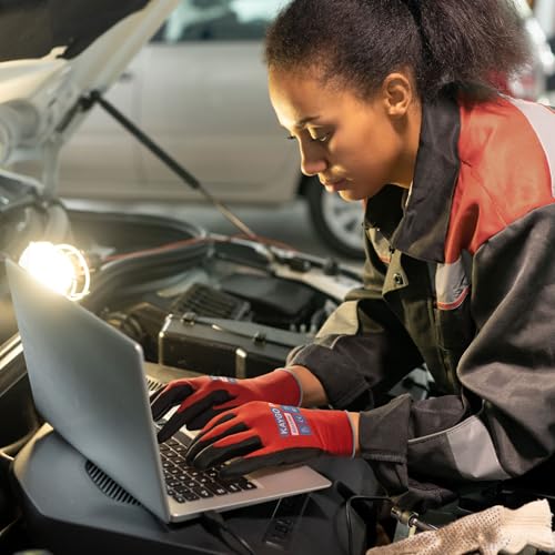 Safety Work Gloves (Red (Touch Screen) / Small)