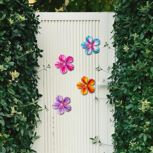 Metal Flowers Wall Decor (Flowers-H)