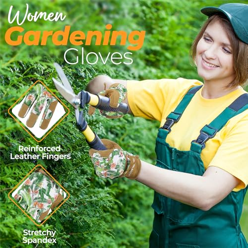 Gardening Gloves for Women (Cocoa / Small (Pack of 1))