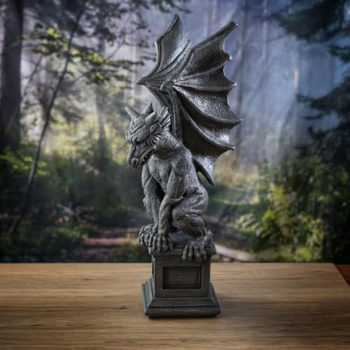 Gothic Perched Gargoyle Statue Medieval