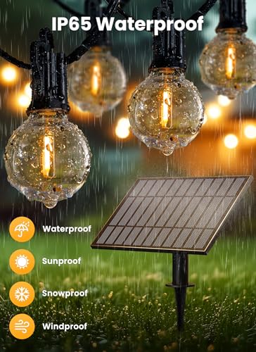 58FT 26 LED Solar String Lights Outdoor (58FT B)