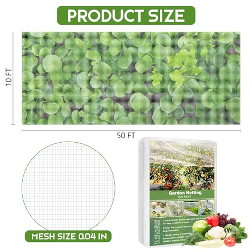 Garden Netting (10 x 50 Ft x 1 pc)