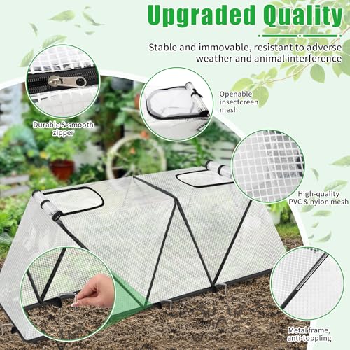 2 Pack Foldable Plant Covers Freeze Protection (Foldable-2Pack)