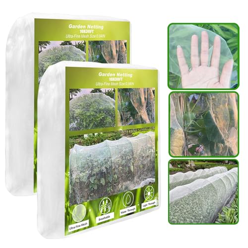 2 Pack 10X30FT Garden Netting (10X30FT-2pack)