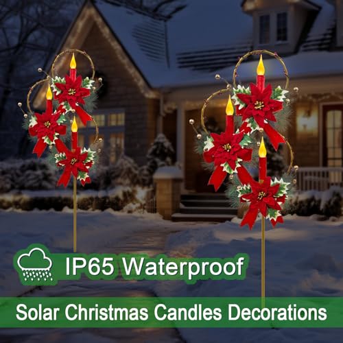 Outdoor Solar Christmas Decorations (Red)