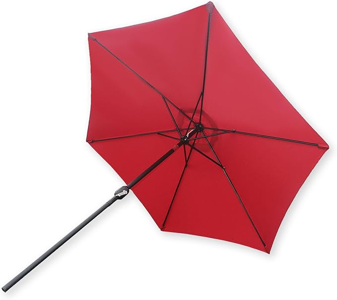 Goodgoods 9ft Patio Umbrella Replacement Canopy Market Umbrella Top Outdoor Umbrella Canopy (2pcs/package)