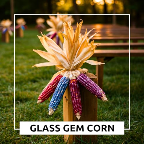 100 Glass Gem Indian Corn Seeds for Planting