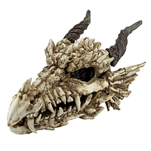 Stoker's Moors Dragon Skull Gothic Garden Statue (Moors Dragon)