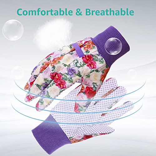 Gardening Gloves for Women (Medium/4 Colors)