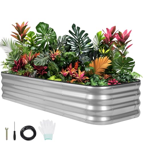 Raised Garden Bed (Sliver / 1pack-5X3X1)