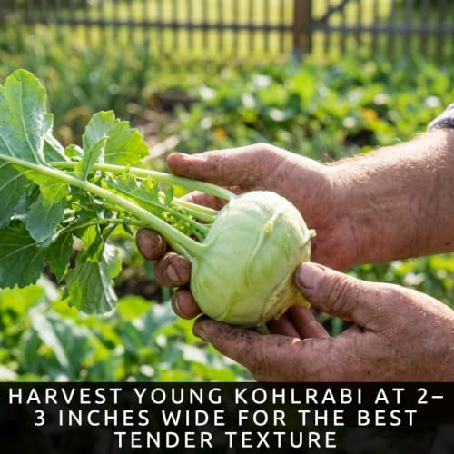 White Kohlrabi Seeds for Planting (White Kholrabi)
