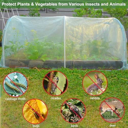 Thicker Garden Netting (2 Pack 10 x 33 FT)