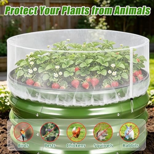 Garden Netting for Raised Beds (24x24x12 in)