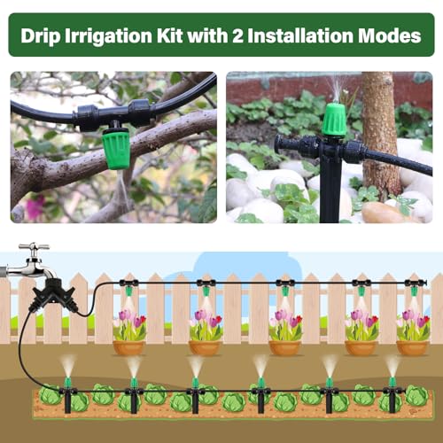 75FT Quick Connect Drip Irrigation System Kit (75FT Drip Irrigation System Kit)