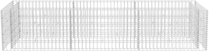 Gabion Raised Bed Steel 106.3"x35.4"x19.7",Raised Garden Bed,Outdoor Planters for Flower Herb Garden