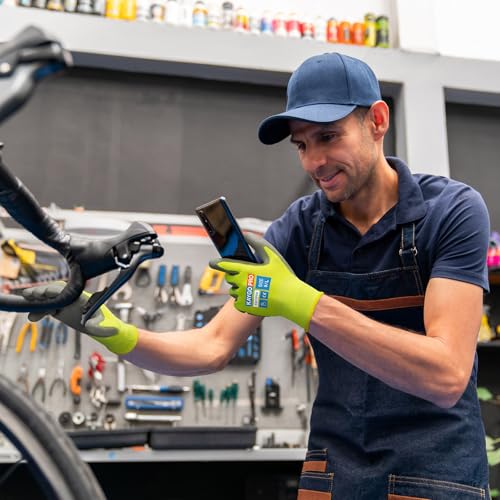 Safety Work Gloves (Green (Touch Screen) / X-Large)