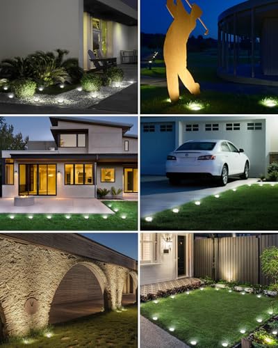 16 Pack Solar Lights Outdoor Waterproof (Cool White / 16 Pack)