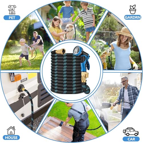 50 FT Non Expandable Garden Hose (Blackblue / 50ft)