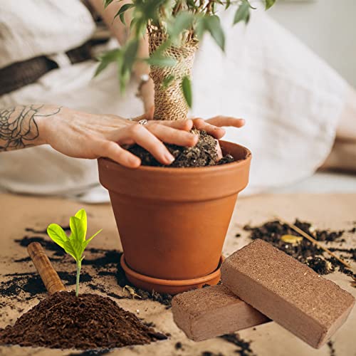 8 Pcs Coco Coir Brick for Plants (8pcs)