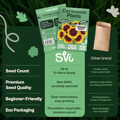 2500 Plains Coreopsis Seeds