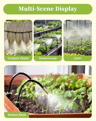 50FT Drip Irrigation System (50FT / Green)