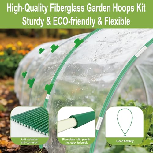60PCS Garden Hoops for Raised Beds (60PCS)