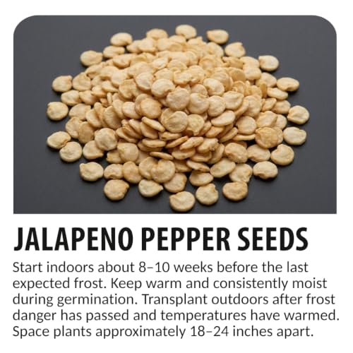 100 Jalapeno Pepper Seeds (Jalapeno Pepper)