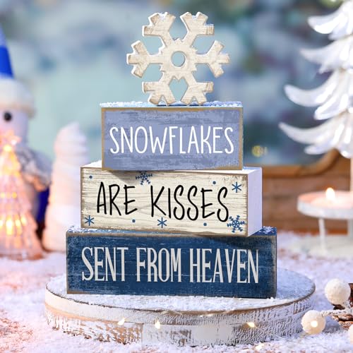 4 Pcs Christmas Snowflake Table Decor (Snowflakes)