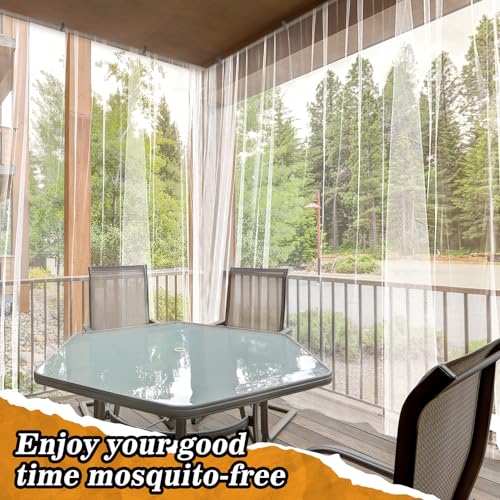 2Pcs 33x10ft Mesh Mosquito Net (White / 13x10ft)