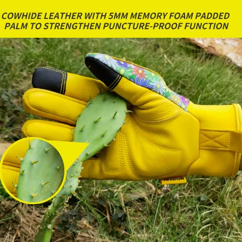 Gardening Gloves for Women (1 Pair Per Pack-colorful Flowers / Small)