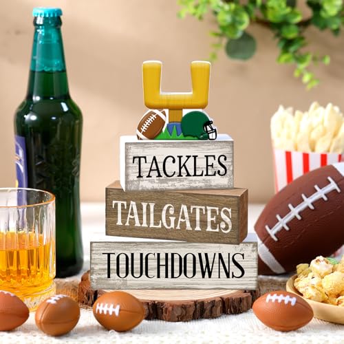 4 Pcs Fall Football Table Decor (Football)