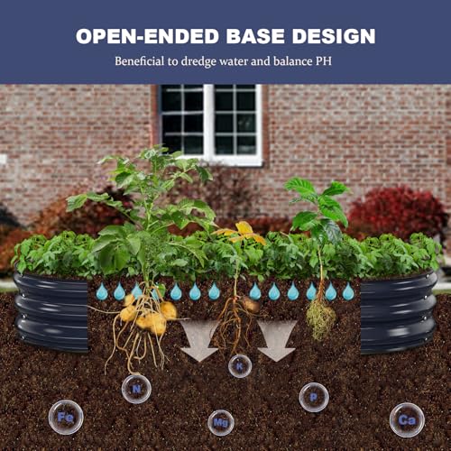 Raised Garden Bed (Midnight Blue / 6x3x1ft)