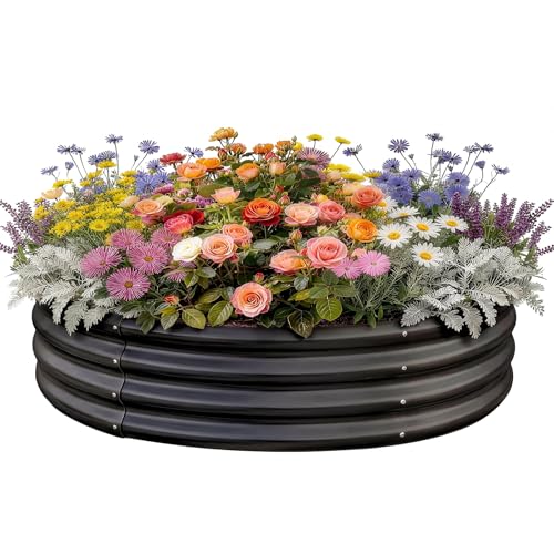 Galvanized Raised Garden Bed (4×4×1ft / 2-grey)