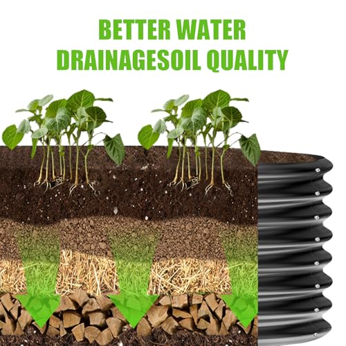 8×2×2ft Galvanized Raised Garden Bed Kit (8×2×2ft / Gray)